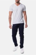 Chino slim stretch Roronoa Hopenlife NAVY RORONOA