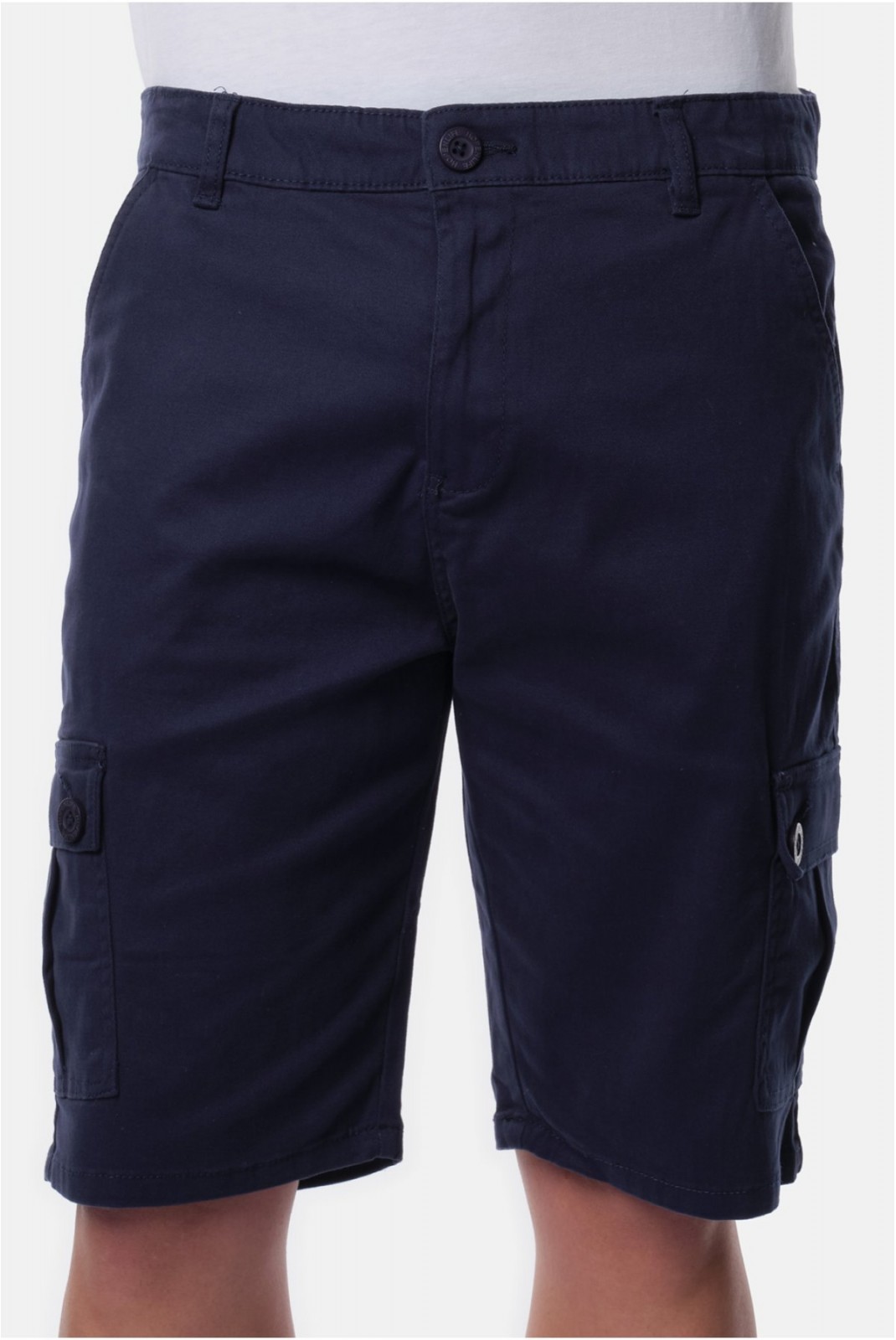 Bermuda cargo slim stretch Newgate Hopenlife NAVY NEWGATE