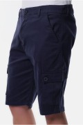 Bermuda cargo slim stretch Newgate Hopenlife NAVY NEWGATE