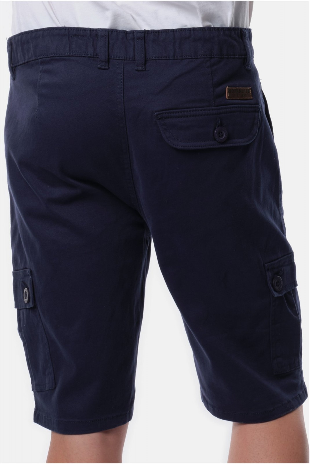 Bermuda cargo slim stretch Newgate Hopenlife NAVY NEWGATE