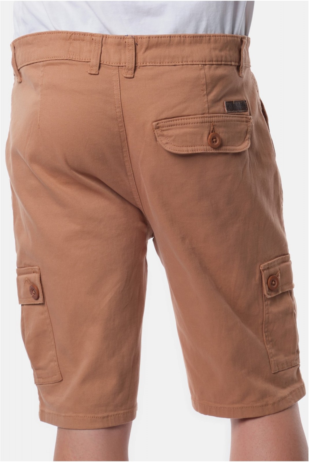 Bermuda cargo slim stretch Newgate Hopenlife TABAC NEWGATE