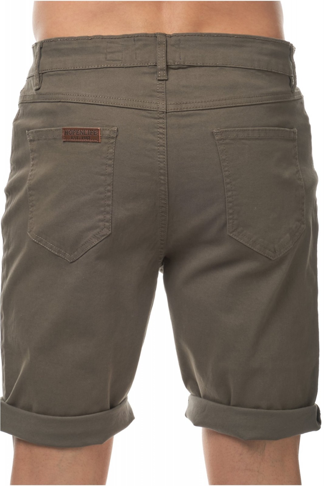 Bermuda slim stretch Temari Hopenlife KAKI TEMARI