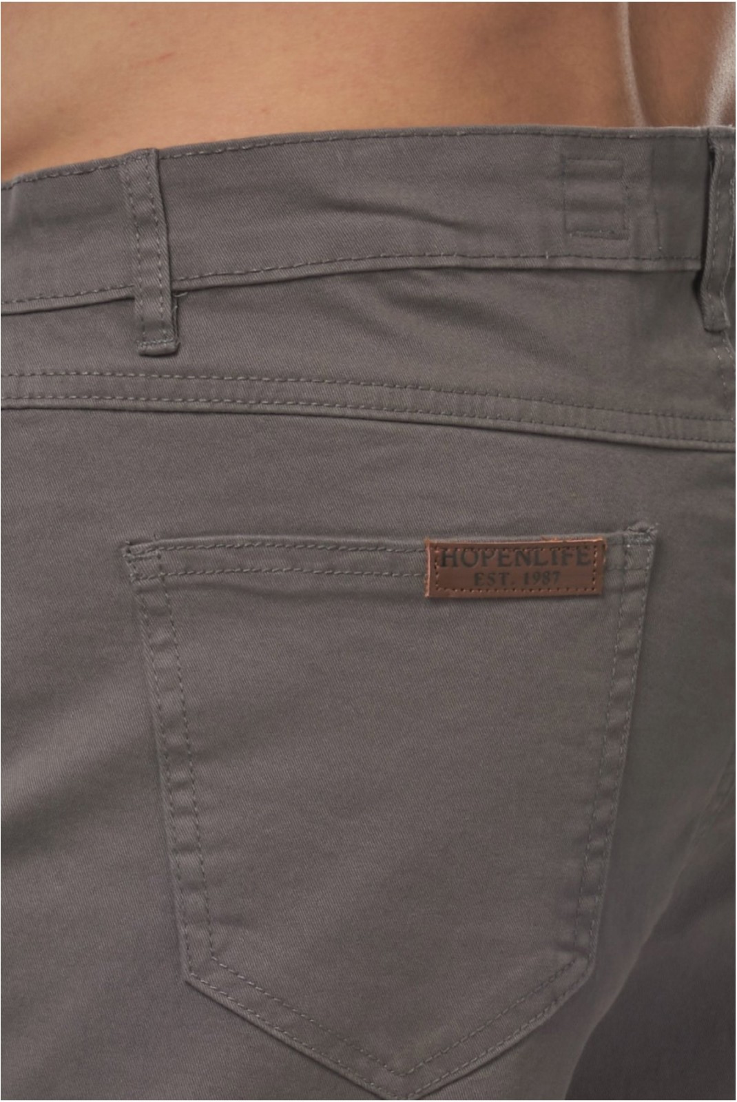 Bermuda slim stretch Temari Hopenlife GRIS TEMARI