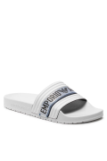 Mule PVC bande logo Emporio armani T635 WHITE+WHITE AVIO XVPS06 XN999