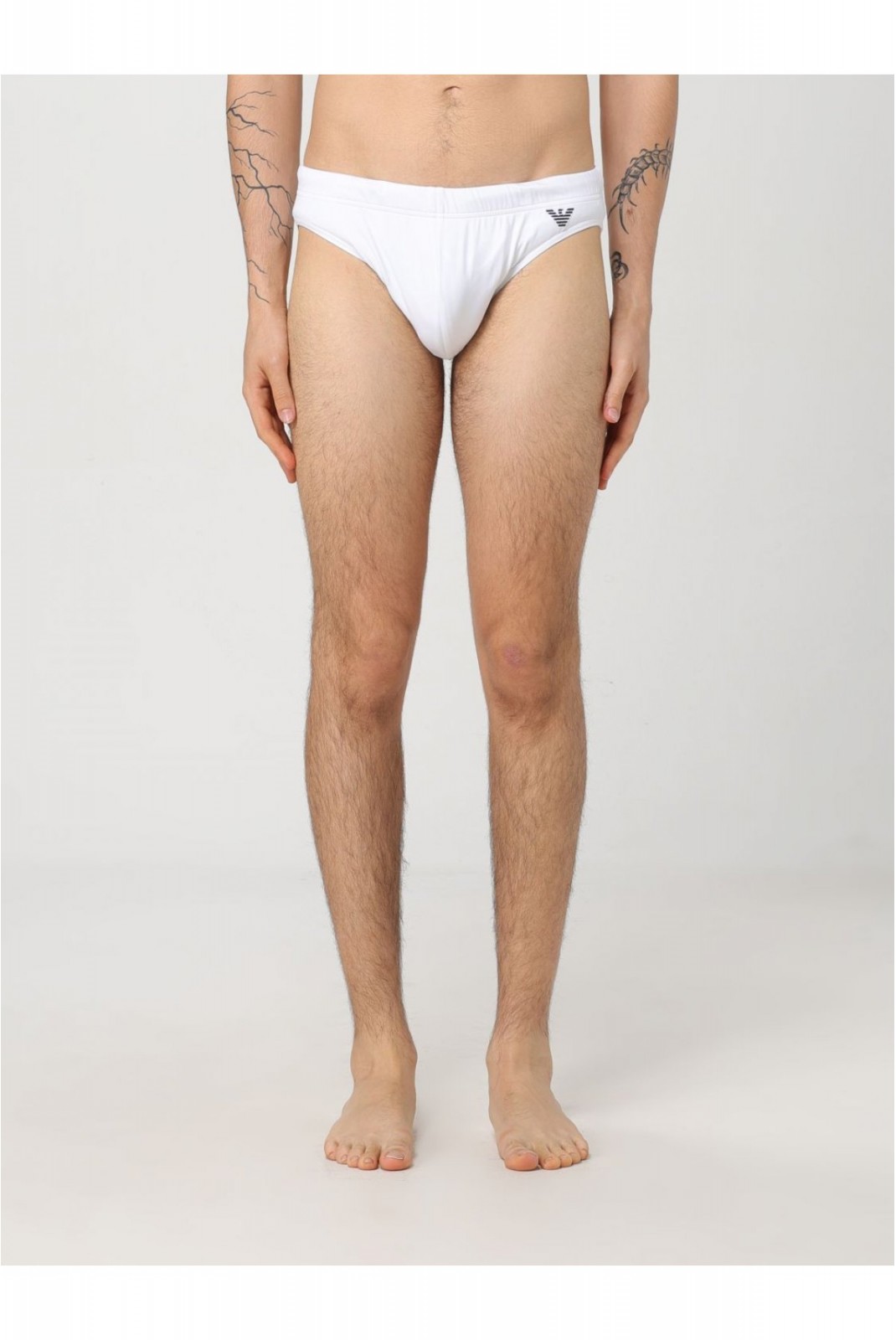 Slip de bain logo brodé Emporio armani 00010 BIANCO 211720 4R401