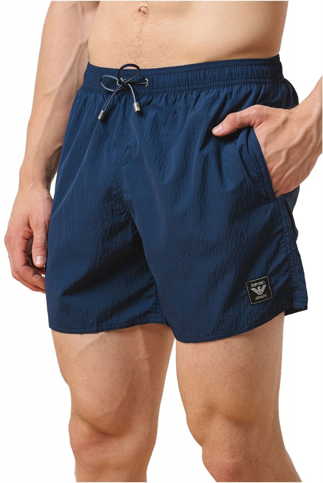 Short de bain texturé Emporio armani 06935 BLU NAVY 211740 4R419