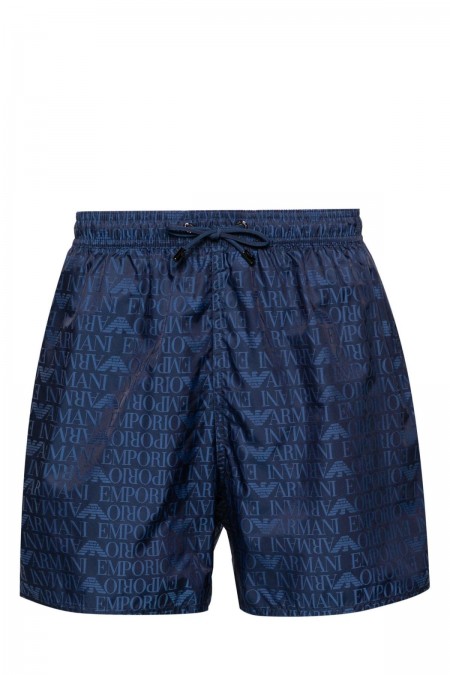 Short de bain logo all over Emporio armani 15435 NAVY/AVIO 211740 4R442