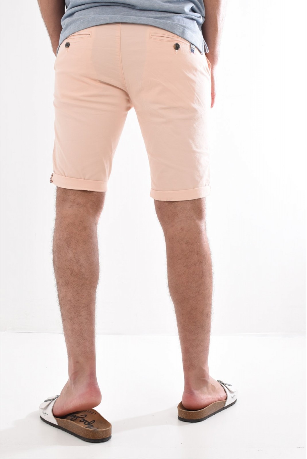 Bermuda coton stretch Just Emporio PASTEL CORAIL VENILI-S24