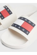 Mules PVC logo Tommy Jeans TCR Ecru EM0EM01191