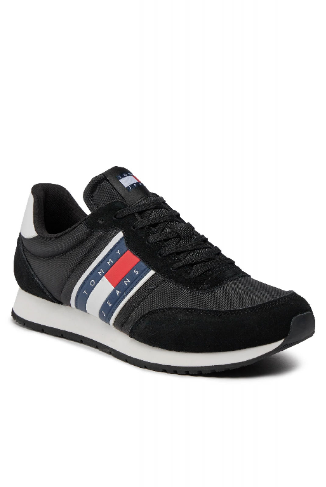 Sneakers basses bi matière Tommy Jeans BDS Black EM0EM01351