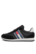 Sneakers basses bi matière Tommy Jeans BDS Black EM0EM01351