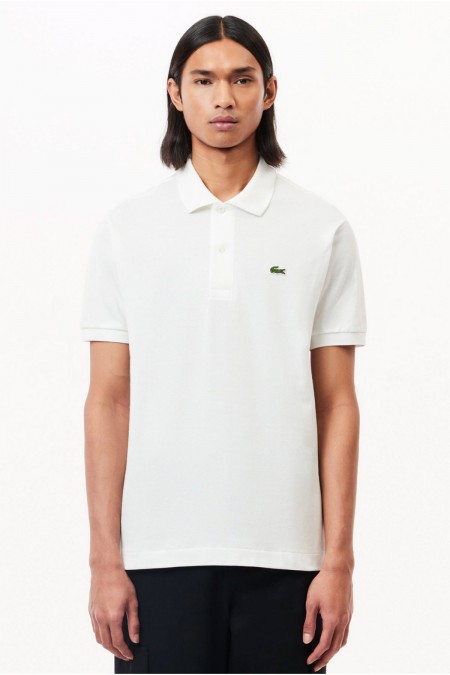 Polo MC 100% coton piqué Lacoste 001 WHITE L.12.12