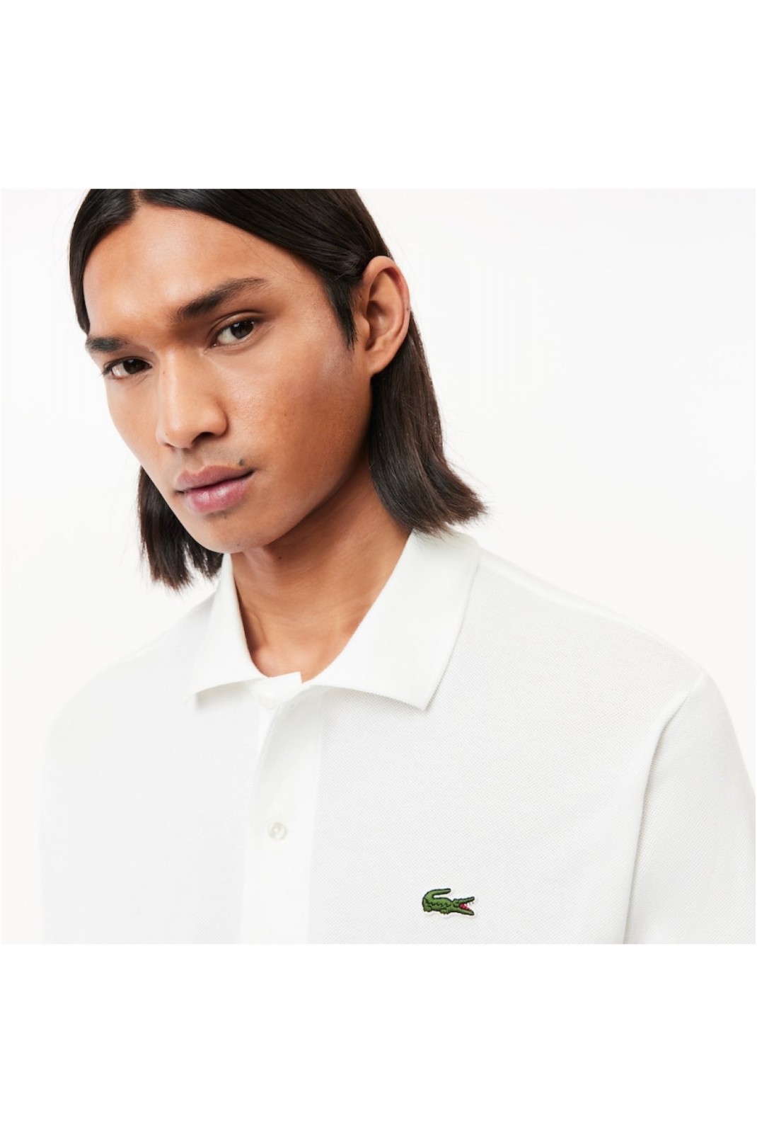 Polo MC 100% coton piqué Lacoste 001 WHITE  L.12.12