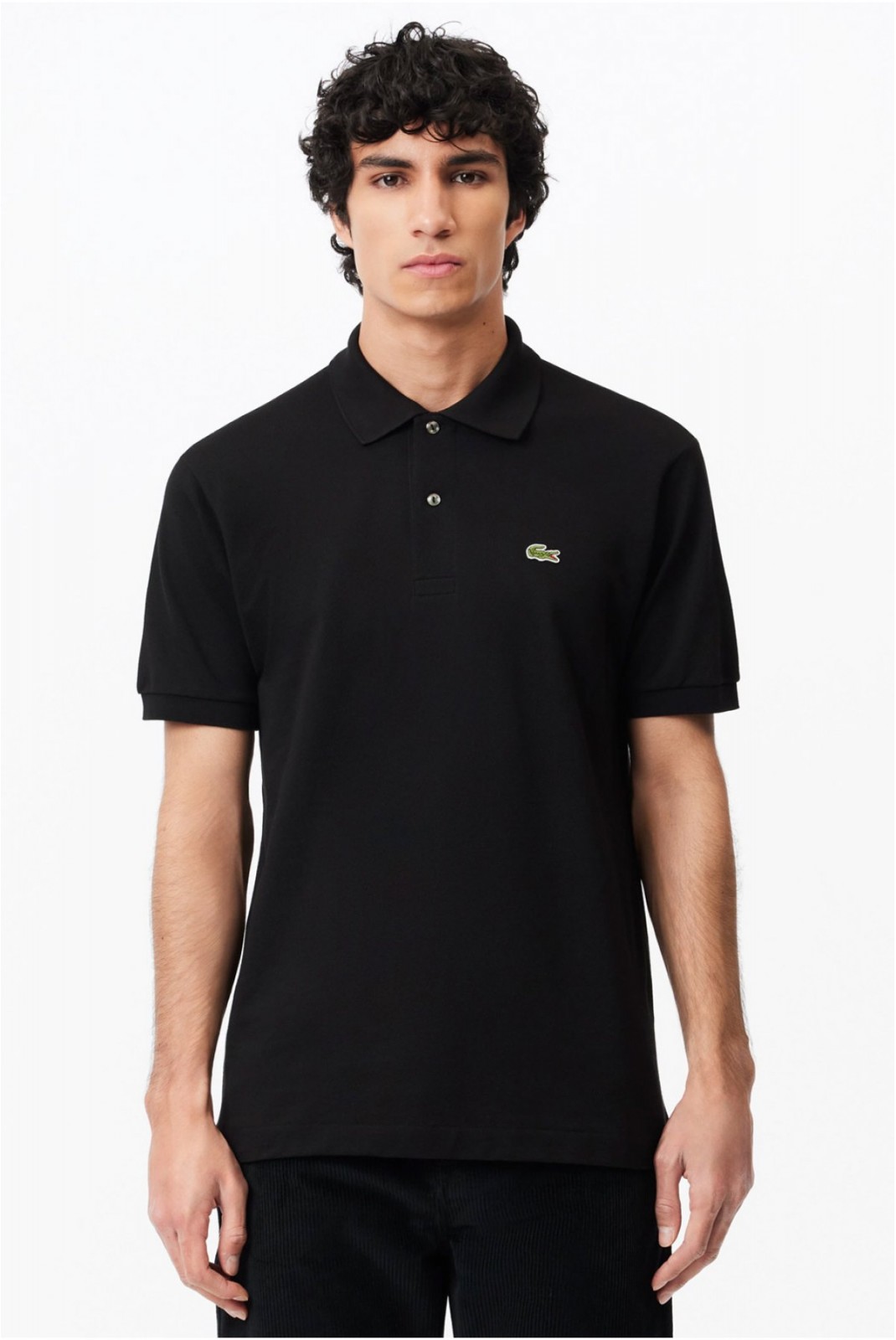 Polo MC 100% coton piqué Lacoste 031 BLACK  L.12.12