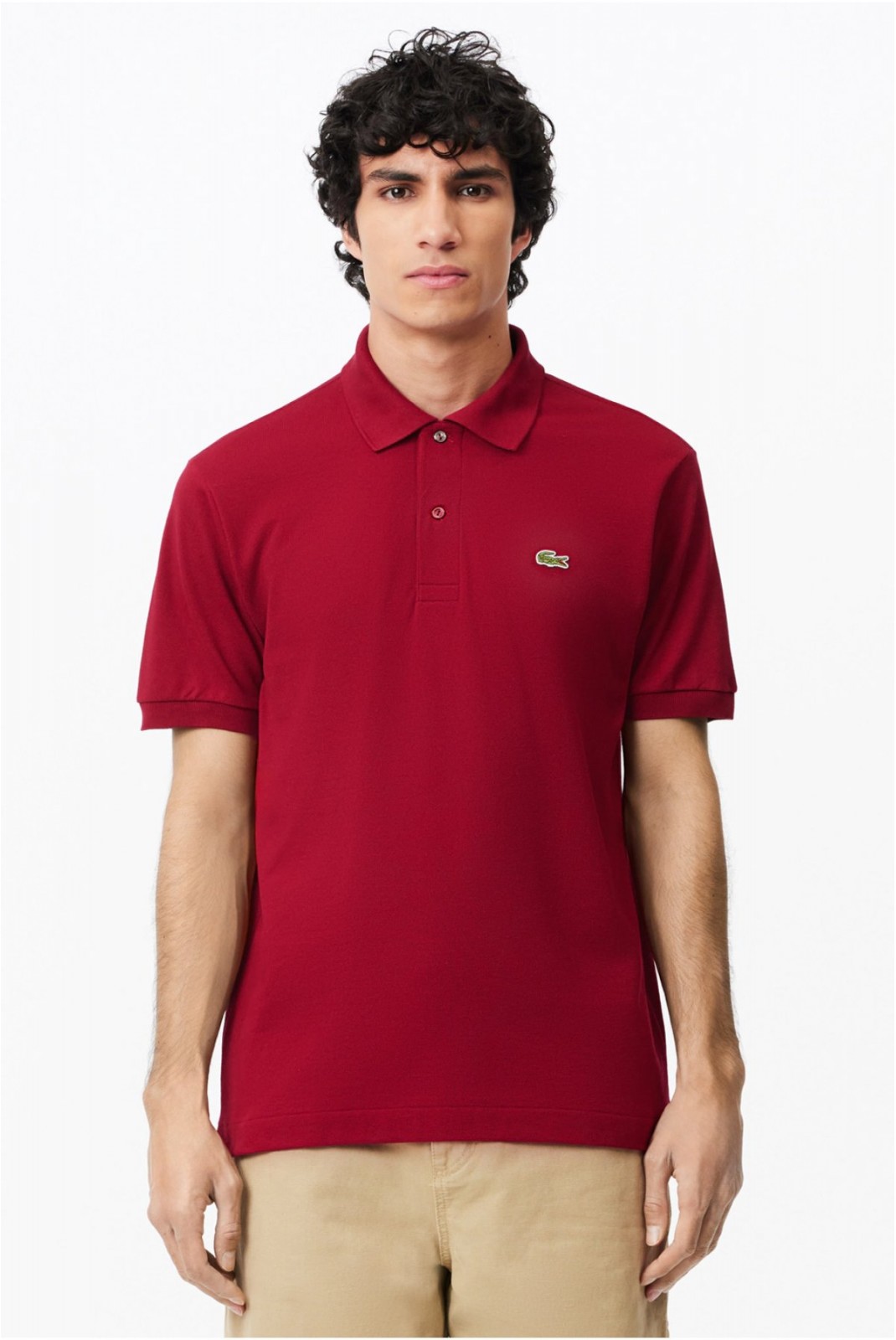 Polo MC 100% coton piqué Lacoste 476 BORDEAUX  L.12.12