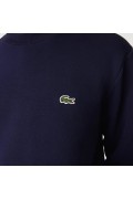 Sweat uni logo brodé Lacoste 166 NAVY BLUE SH9608