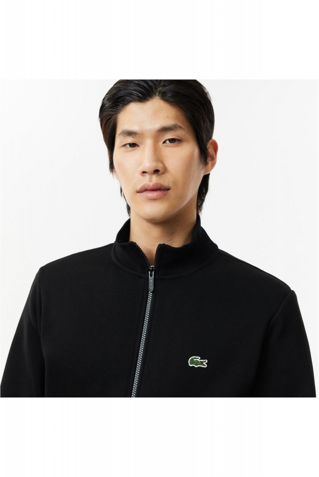 Sweat zippé logo brodé Lacoste 031 BLACK  SH9622