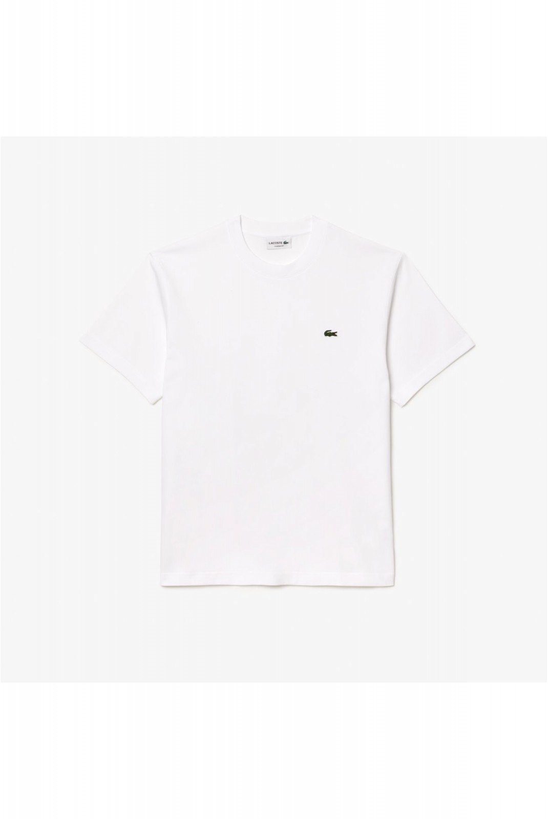 TShirt basique 100%coton Lacoste 001 WHITE  TH7318