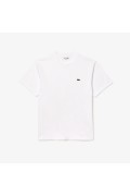 TShirt basique 100%coton Lacoste 001 WHITE  TH7318