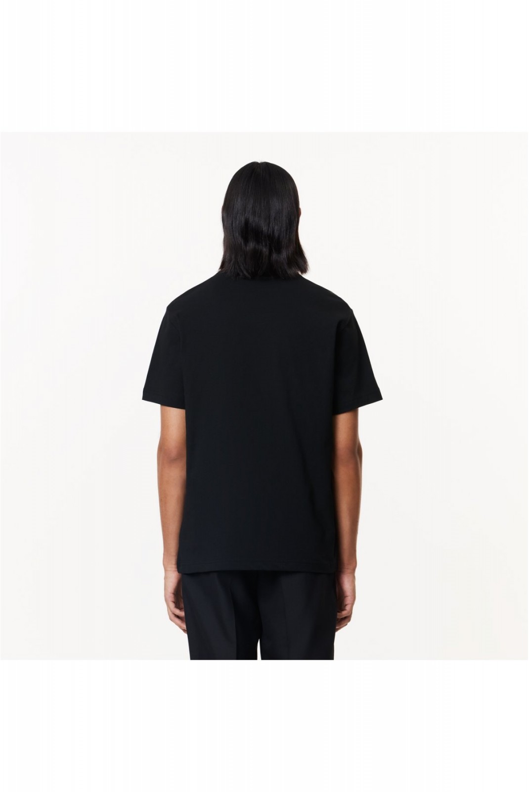 TShirt basique 100%coton Lacoste 031 BLACK  TH7318