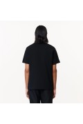 TShirt basique 100%coton Lacoste 031 BLACK  TH7318