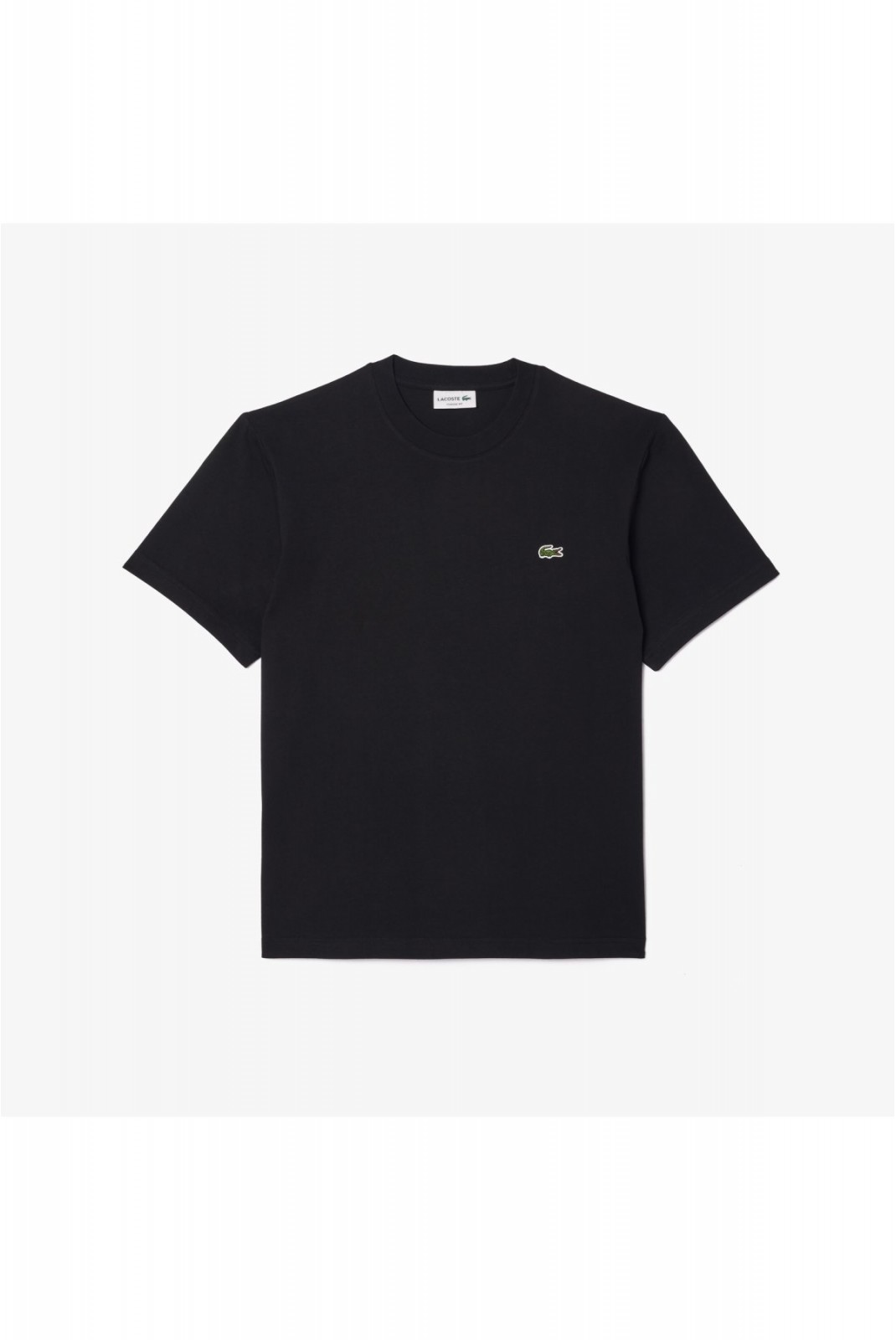 TShirt basique 100%coton Lacoste 031 BLACK  TH7318