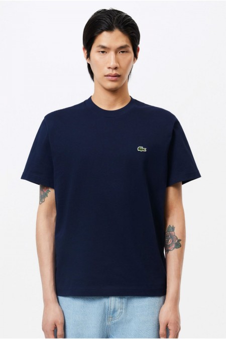 TShirt basique 100%coton Lacoste 166 CLA NAVY  TH7318