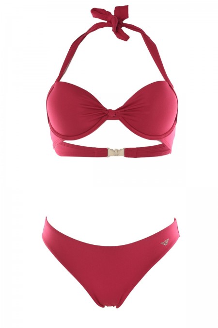 Bikini 2 pièces haut rembourré Emporio armani 01975 CILIEGIA 262456 4R301