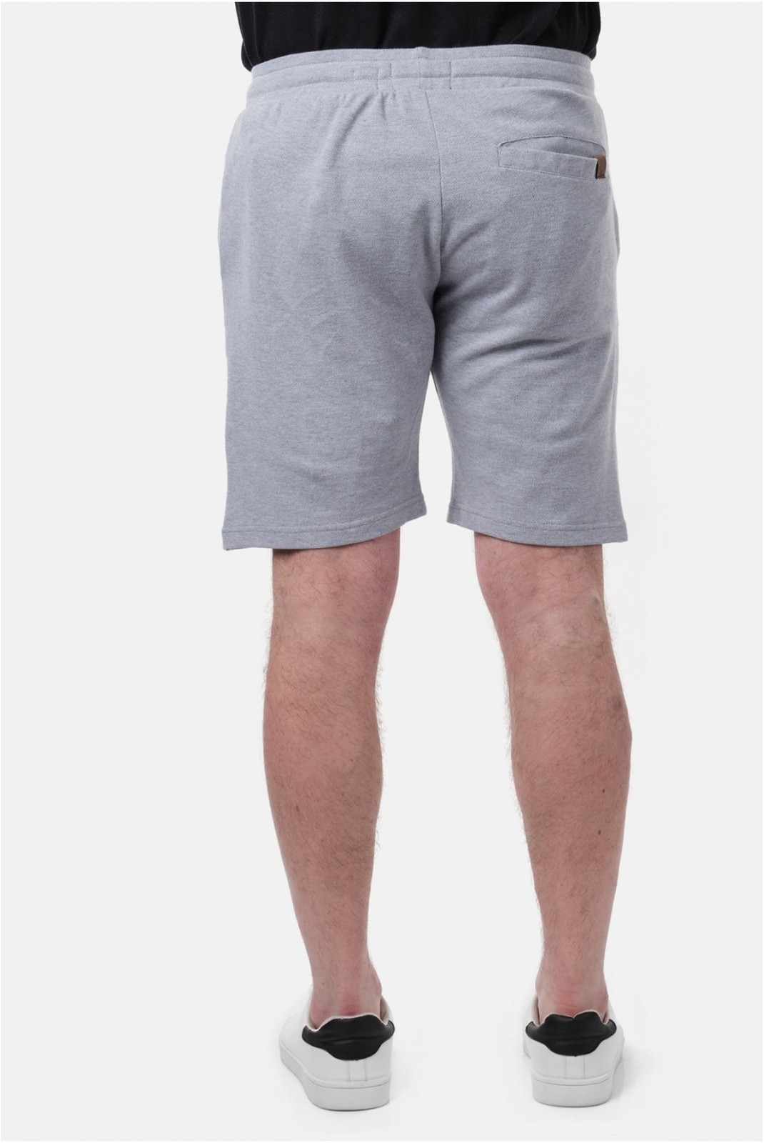 Short uni coton piqué Hopenlife GRIS FOXEL