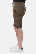 Short cargo maille piquée Hopenlife KAKI CARGEL