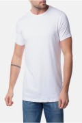 TShirt col rond coton stretch Hopenlife BLANC SUNA