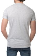 Tshirt col v détails boutons Hopenlife GRIS NARSUS