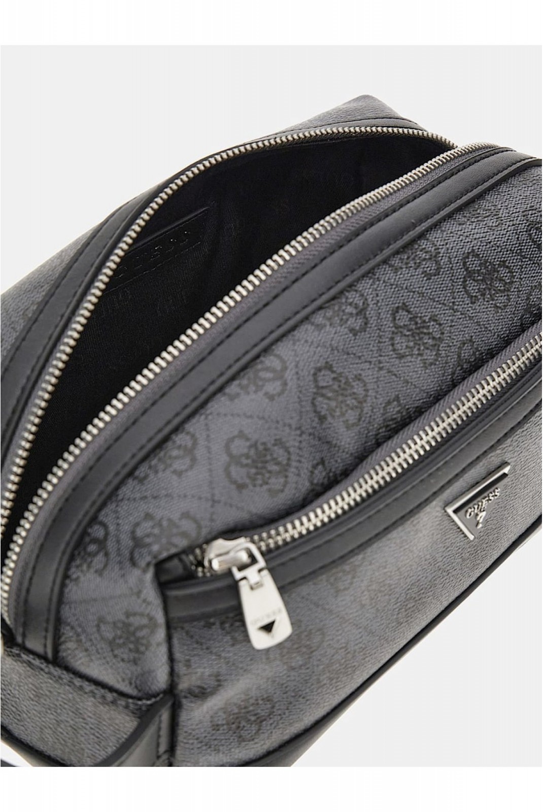 Trousse toilette logo Vezzola Guess jeans DARK BLACK HMEVZL P2243