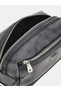 Trousse toilette logo Vezzola Guess jeans DARK BLACK HMEVZL P2243