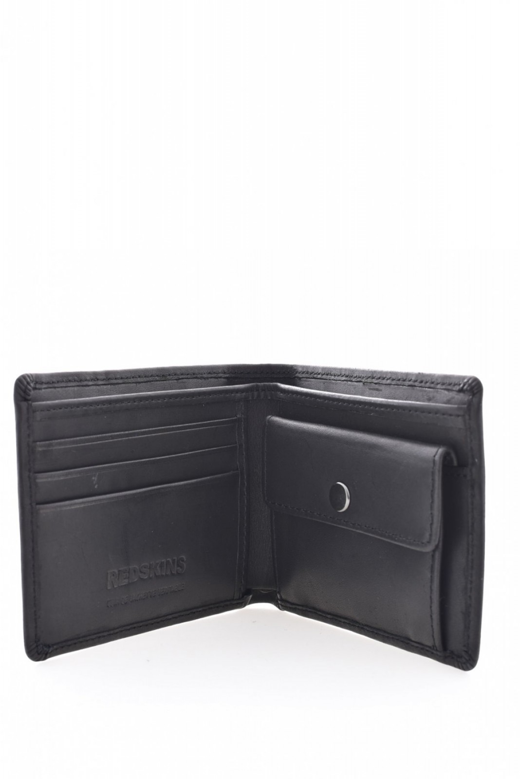 Porte monnaie en cuir Maddox Redskins NOIR MADDOX