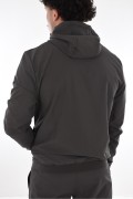 Veste zippée capuche stretch Helvetica DARK GREY 04PARKER