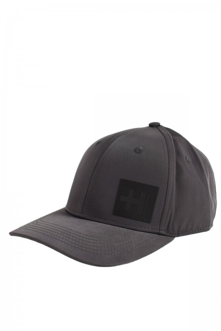 Casquette baseball logo patché Helvetica DARK GREY HITCH