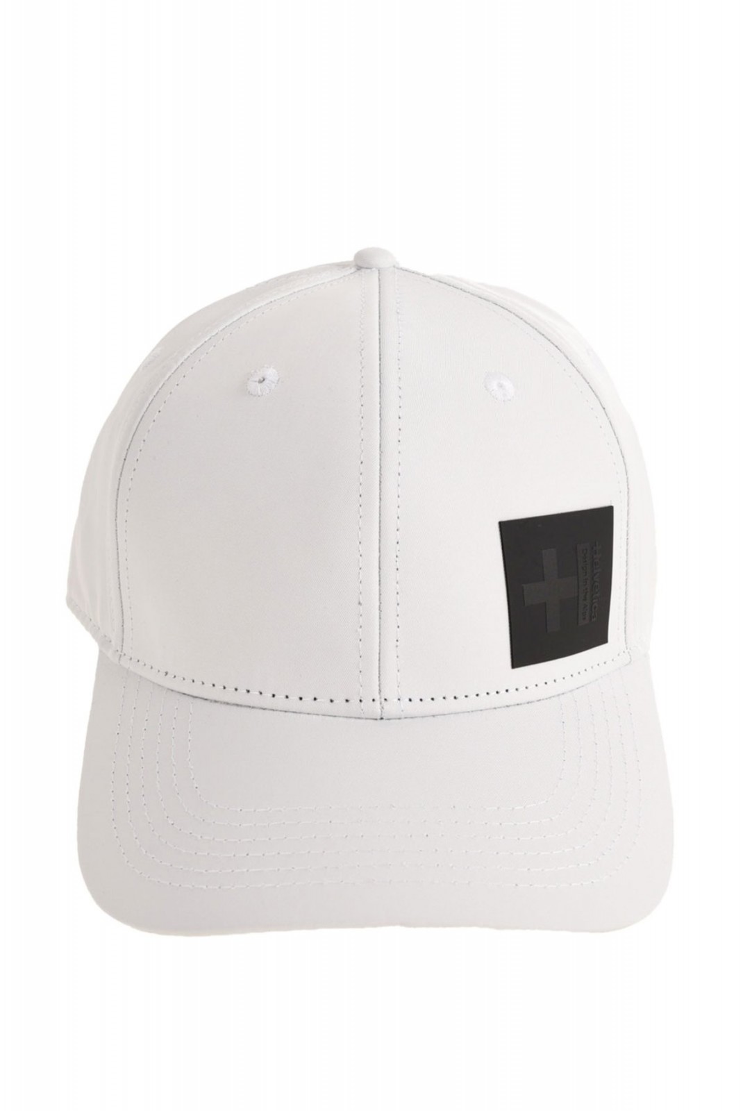 Casquette baseball logo patché Helvetica WHITE HITCH