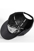 Casquette macaron cousu Helvetica BLACK TRANSFER