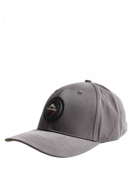 Casquette macaron cousu Helvetica DARK GREY TRANSFER