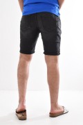 Bermuda denim stretch Schott BLACK DENIM TRDLUCAS30