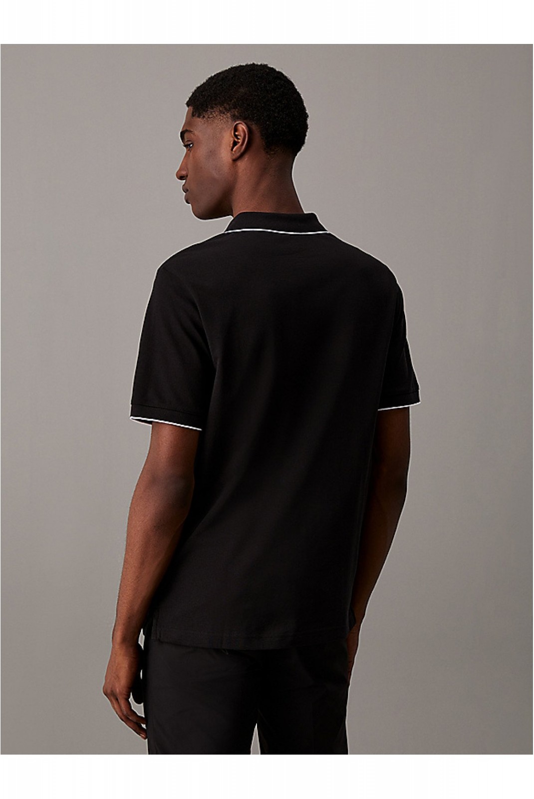 Polo stretch coton piqué Calvin klein BEH Ck Black K10K112751