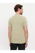 TShirt basique stretch Calvin klein ACE Stony Beige K10K112724