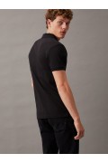 Polo logo brodé coton stretch Calvin klein BEH Ck Black J30J325664