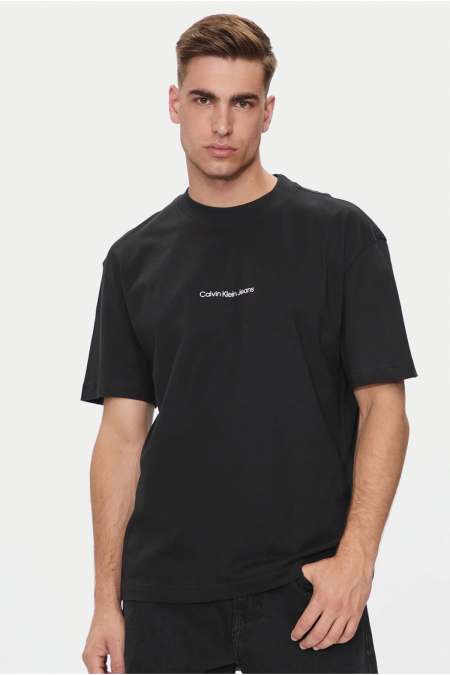 TShirt coton logo dos Calvin klein BEH Ck Black J30J325688