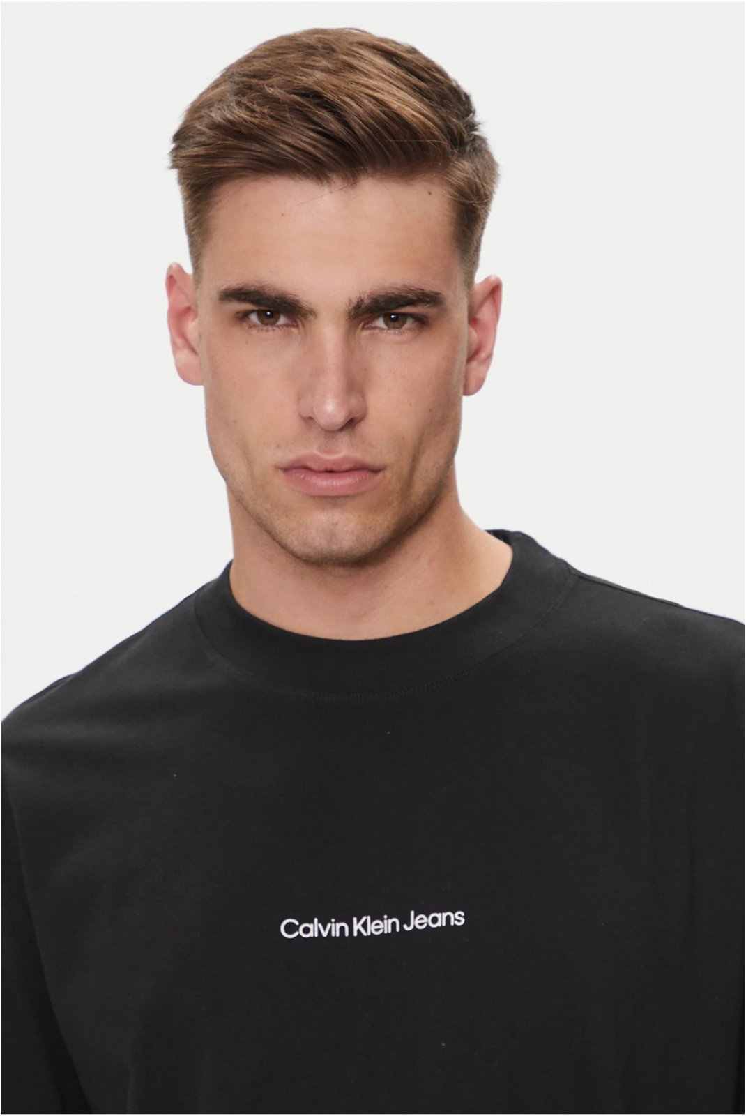 TShirt coton logo dos Calvin klein BEH Ck Black J30J325688