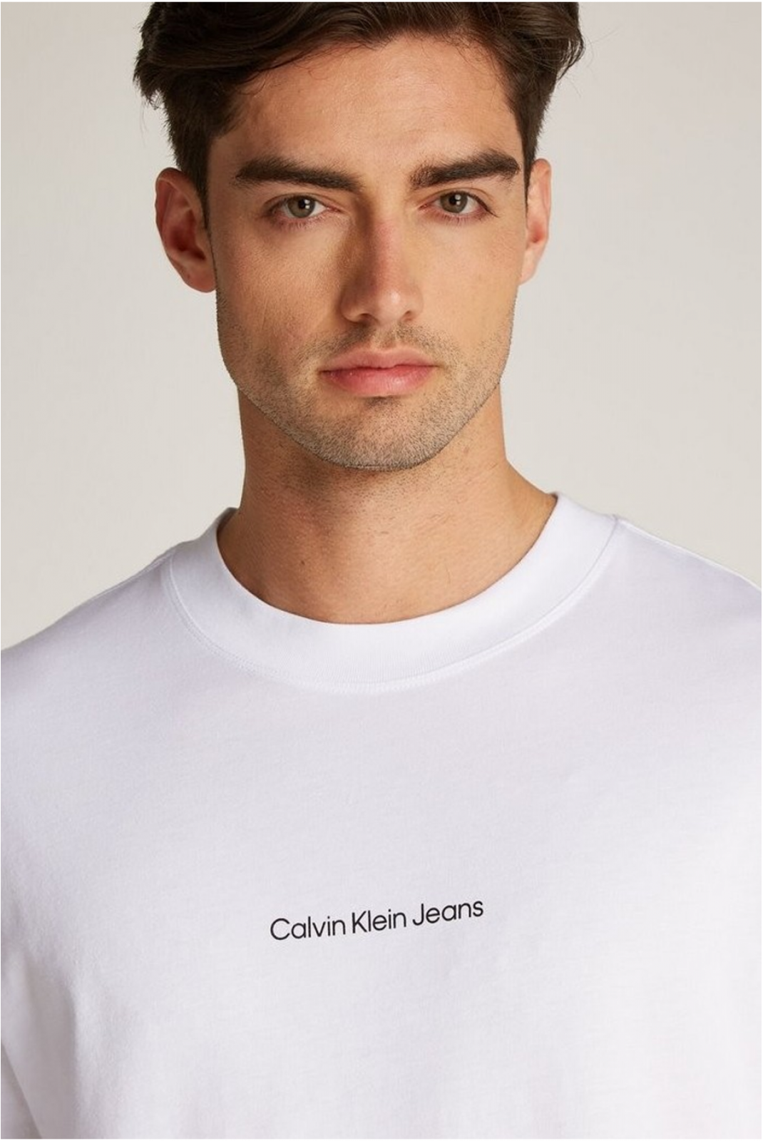 TShirt coton logo dos Calvin klein YAF Bright White J30J325688