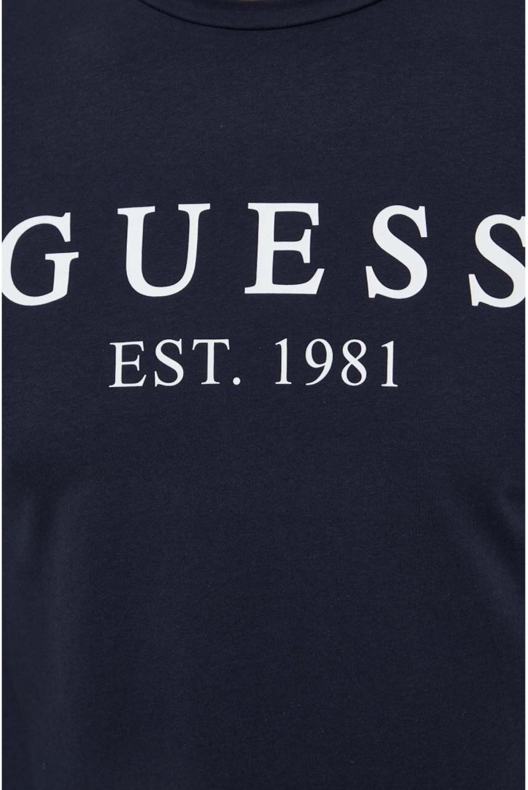 TShirt ML logo printé Guess jeans G7V2 SMART BLUE U4RI11 K6YW0