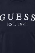 TShirt ML logo printé Guess jeans G7V2 SMART BLUE U4RI11 K6YW0