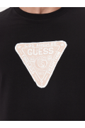 TShirt coton stretch print logo Guess jeans JBLK Jet Black A996 M4YI35 J1314